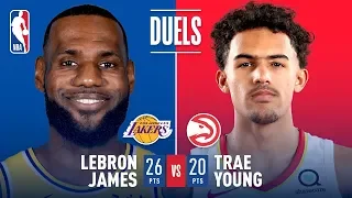 LeBron James and Trae Young Battle In First Career Matchup | November 11, 2018