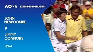 John Newcombe v Jimmy Connors Extended Highlights | Australian Open 1975 Final