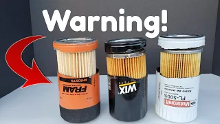 I cant believe what is inside ALL FRAM oil filters!