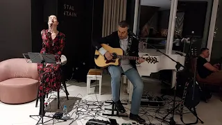 Joanna Swidrak & Adam Szaruga - Moja i twoja nadzieja, live acoustic Hey band cover