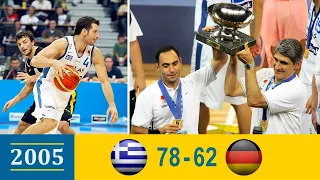 🏀 Ελλάδα - Γερμανία: 78-62 (Full Game) | Τελικός Eurobasket 2005