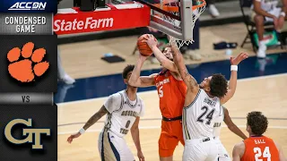 Clemson vs. Georgia Tech Condensed Game | 2020-21 ACC Men's Basketball