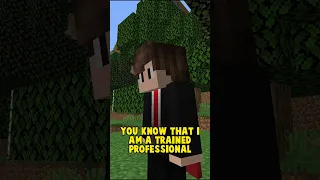 Trained Professional VS Professional Train | #shorts #minecraft #memes