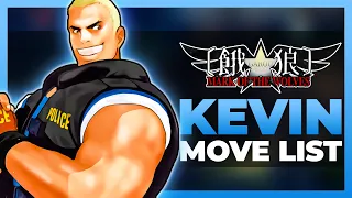 KEVIN RIAN MOVE LIST - Garou: Mark of the Wolves (MOTW)