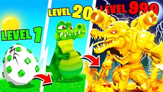 Upgrading NOOB to GOD in ANIMAL EVOLUTION!