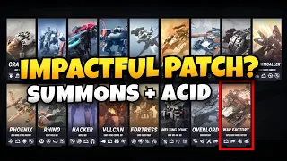 WAR FACTORY CHANGES: LESS CHEESE & MORE VIABLE? | Mechabellum Patch Review