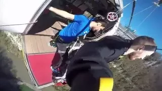 Sochi Skypark Bungy 207m Сочи Скайпарк Банджи 207 метров GoPro mov