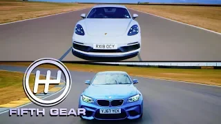 Porsche 718 Cayman GTS VS BMW M2 Shootout | Fifth Gear