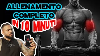 Allenamento Bicipiti in soli 10 minuti - No cut -