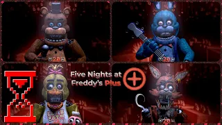 Прохождение Кастомной ночи // Скорость 20 у всех аниматроников // Five nights at freddy's Plus