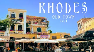 RHODES, Old Town short walk - Rhodes, Greece - 2021 - 4K