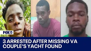 Missing Virginia couple's yacht found ransacked in the Caribbean