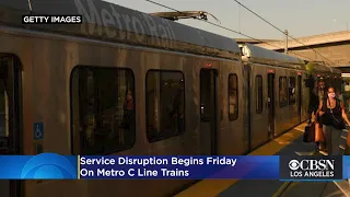 Service Disruption Begins Friday On Metro C Line Trains