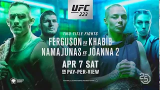 UFC 223 Хабиб vs Тони Официальный трейлер - «Негде не спрятаться»