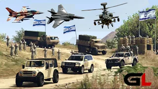 Hezbollah Hamas Uses Irani Fighter Jets to Destroy the Israeli Army Convoy - GTA 5