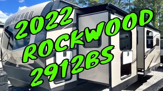 NEW 2022 FOREST RIVER ROCKWOOD ULTRA LITE 2912BS TRAVEL TRAILER Dodd RV WASHER / DRYER PREP King Bed