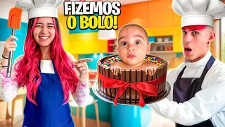 DAVI DESTRUIU O BOLO DELE *06 meses