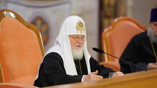 Доклад Святейшего Патриарха Кирилла на Епархиальном собрании града  Москвы .