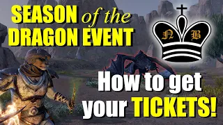 ESO - Season of the Dragon Event, how to get your tickets, and the Passion Dancer Blossom Pet