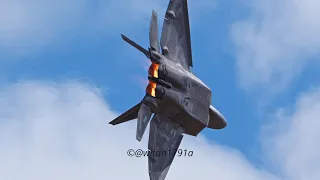 [4K UHD] F-22 full demo at Avalon Airshow 2023 (3 March 2023)