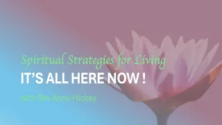 Spiritual Strategies for Living