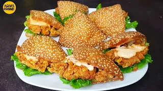 Zinger Chicken Pockets Recipe by Aqsa's Cuisine New Snack 2024, Fried Chicken Ramadan Special, Iftar