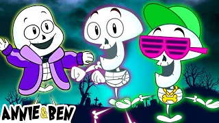 Skeleton Finger Family + More Halloween Songs For Kids | Learn with Annie & Ben