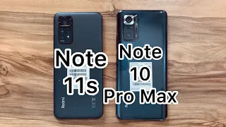 Xiaomi Redmi Note 10 Pro Max vs Xiaomi Redmi Note 11s