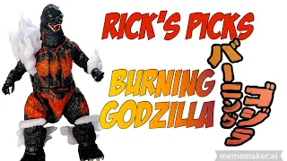 Review of the  Burning Godzilla from Godzilla vs Destoroyah by Super 7