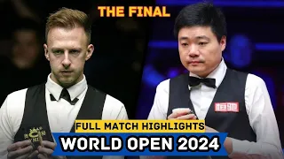 Judd Trump Vs Ding Junhui Final | World Open Snooker 2024 Final | Full Match Highlights