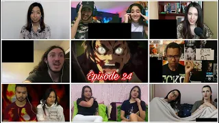 Eren Transformation! AOT season 1 episode 24 reaction mashup