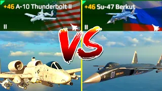 A-10 Thunderbolt VS SU-47 Berkut - Modern Warships