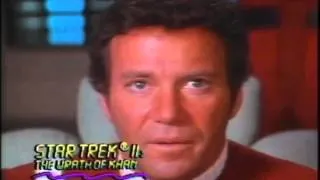 Star Trek 2: The Wrath Of Khan Trailer 1982