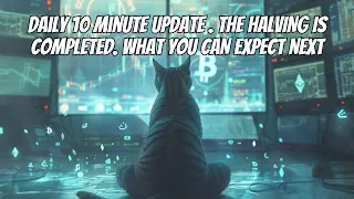 Daily 10 Minute Update . THE HALVING IS COMPLETED. WHAT YOU CAN EXPECT NEXT