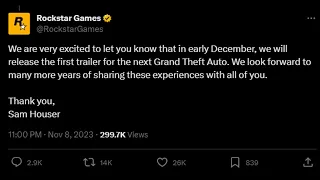 OFFICIAL GTA 6 TRAILER ANNOUNCEMENT FROM ROCKSTAR GAMES! (What We Know So Far)
