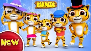 Tiger Finger Family | Tiger Song | Nursery Rhymes | Kids Songs With | Baby Rhymes by Farmees
