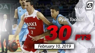 Ryan Toolson (Baxi Manresa) 30pts vs Unicaja Malaga