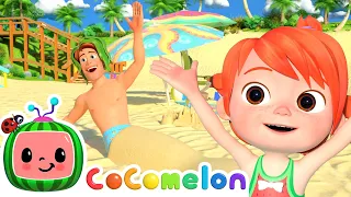 Daddy Daughter Beach Day Song! | @CoComelon & Baby Songs | Moonbug Kids