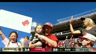 Louisville Runs A Fake Kneel And Gains 42 Yards!!!