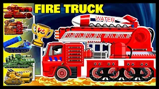 Fire Truck VS Multi Gun | Monster Truck | WOT | Мультики про танки | Arena Tank Cartoon