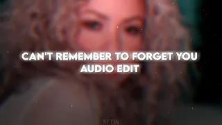 Can't Remember To Forget You | Audio Edit