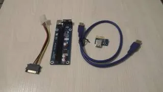 Переходник mini PCI-E to PCI-E x16. eGPU