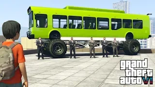 BU MONSTER OTOBÜSÜ ÇALMAK YÜREK ISTER - GTA 5 GERÇEK HAYAT