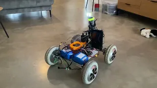 ROS controlled 4 wheel drive hoverboard bldc robot