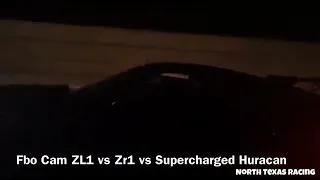 ZL1 vs ZR1 vs SuperCharged Huracan