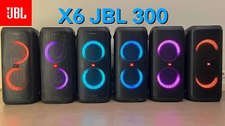 6x Jbl Partybox 300 Sound Test! 1440 watt!! 😱