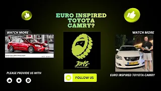 Euro Inspired Toyota Camry