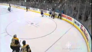 Tim Thomas AMAZING Save Vs Toronto Maple Leafs