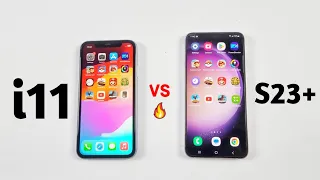 iPhone 11 Vs Samsung S23 Plus - Speed Test!! iOS 17 Vs OneUi 5.1