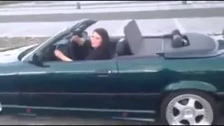 Girl Spinning A BMW E36!